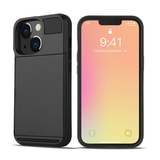 Card For iPhone 13 Pro Max Mini Holder Wallet Case Shockproof Hybrid Protective