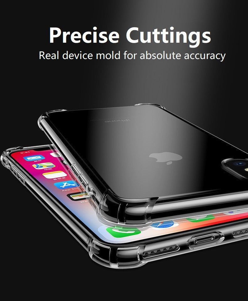 Basic Clear TPU Bumper Phone Case Cover iPhone 14 13 12 11 Pro Max Plus Mini XR