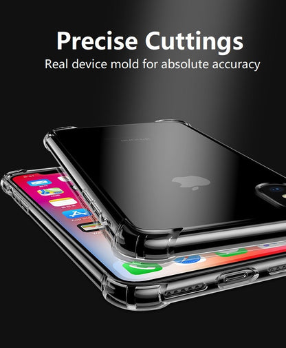 Basic Clear TPU Bumper Phone Case Cover iPhone 14 13 12 11 Pro Max Plus Mini XR