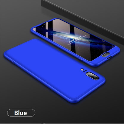 360° Full Body Hard Phone Case Cover Tempered Glass Huawei P20 P30 P40 Lite Pro