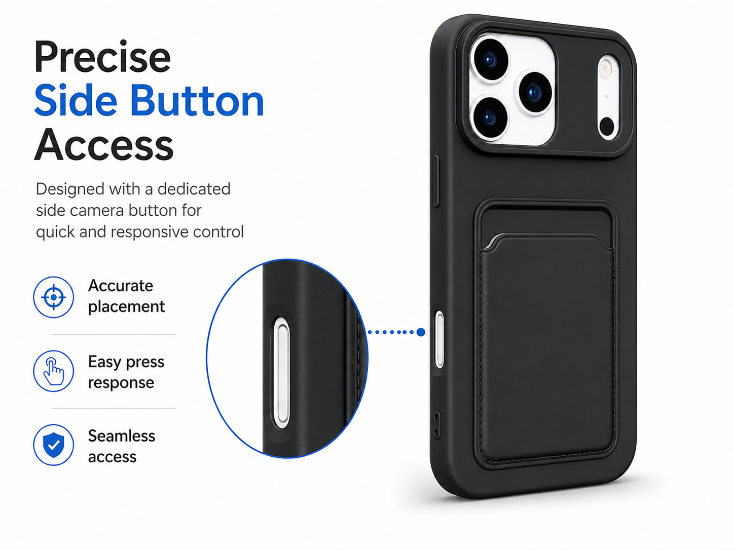 Case For iPhone 14 Pro Max 14 Plus Wallet Card Holder Shockproof Cover Silicone
