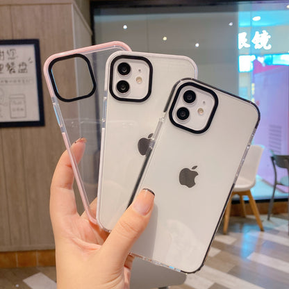 Clear Silicone Shockproof Phone Case Cover iPhone 17 16 15 14 Pro Max Plus 13 12
