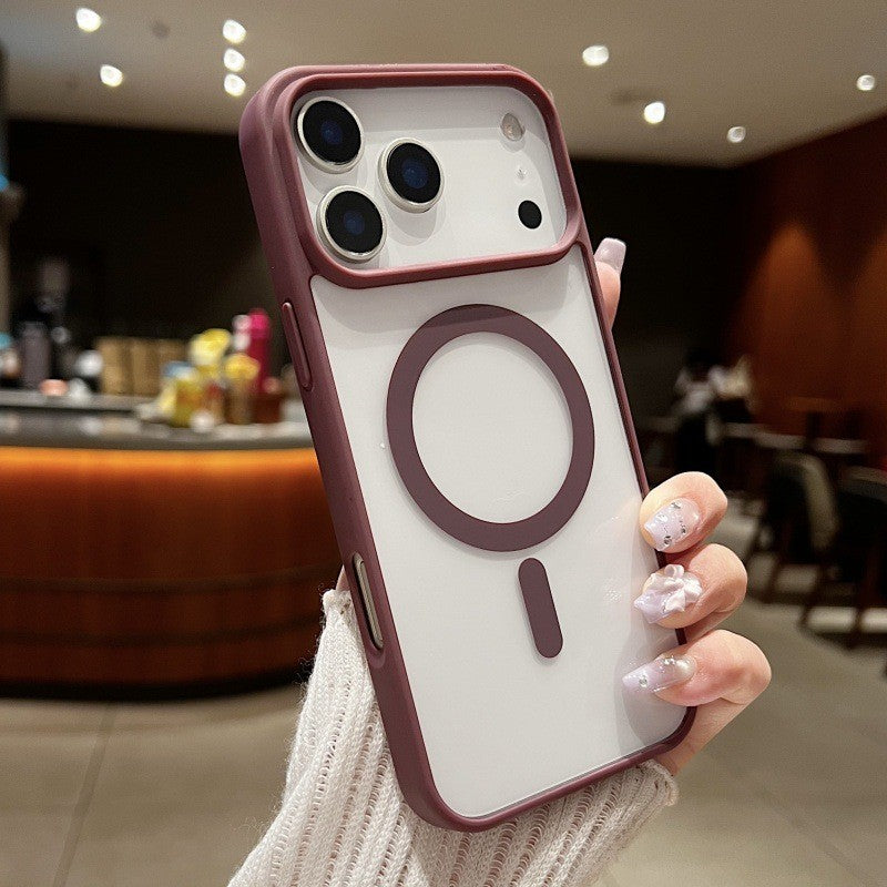 Shockproof Magnetic Matte Case For iPhone 17 16 15 14 13 12 Pro Max Plus Cover