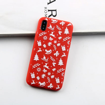 Soft Silicone Christmas Phone Case Cover Apple iPhone 12 11 Pro Max XR X XS 8 7