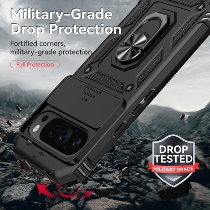 For Google Pixel 9a / 9 Pro XL Case Shockproof Armour Cover Ring Holder Camera
