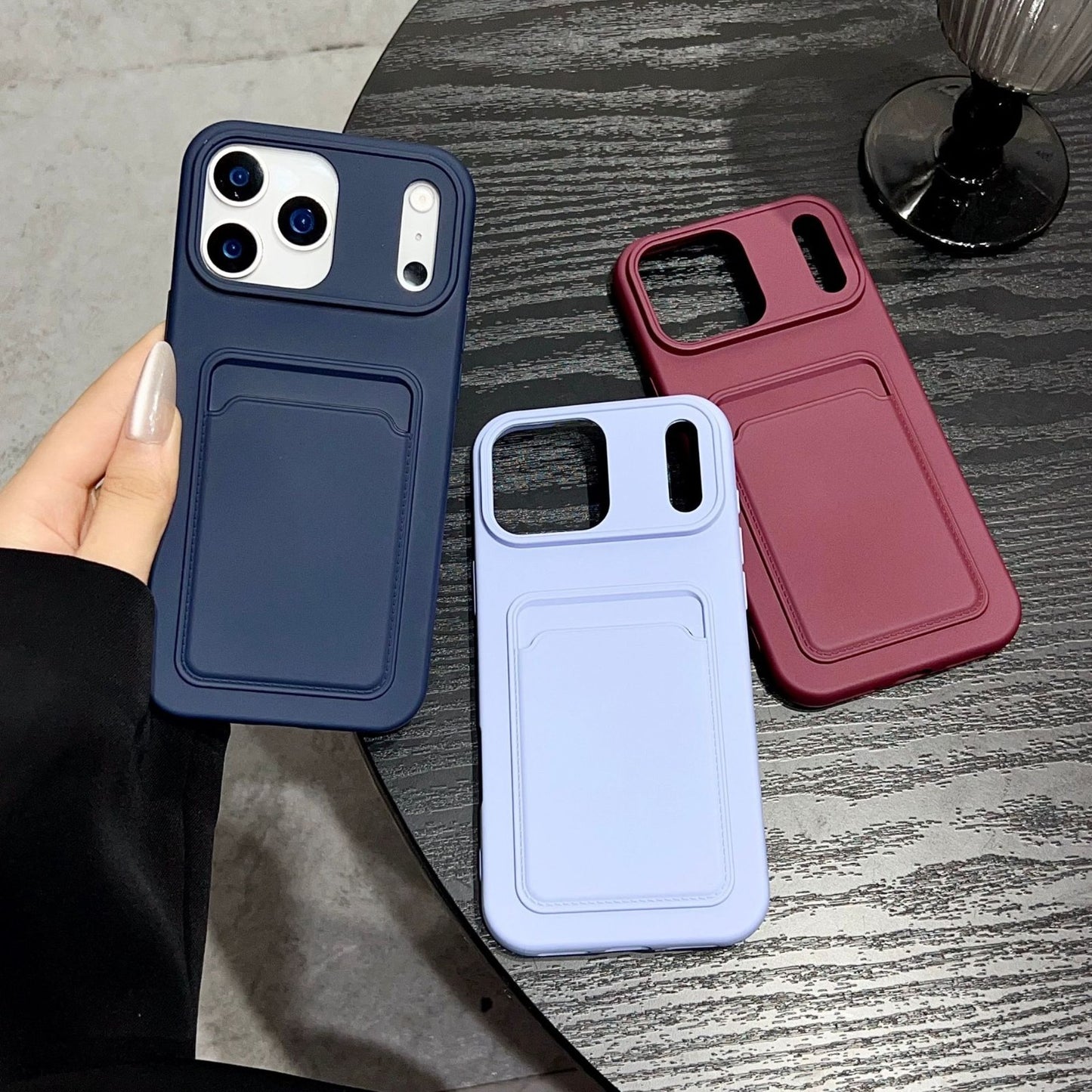 Case For iPhone 14 Pro Max 14 Plus Wallet Card Holder Shockproof Cover Silicone