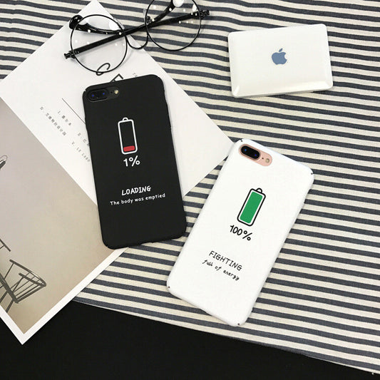  Hard Matte Couple Battery Phone Case Cover For iPhone XS Max XR X 11 8 7 6 Plus