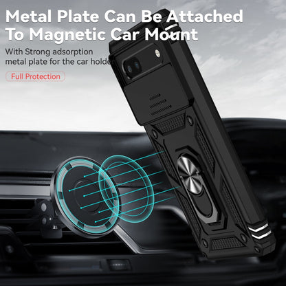 For Google Pixel 6a / 6 / 6 Pro Case Shockproof Rugged Cover Ring Holder Camera