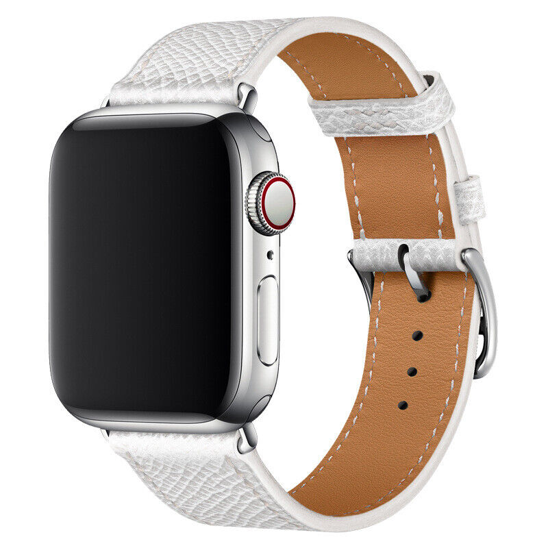 Real Leather Smart Casual iWatch Band Strap Apple Watch Ultra 42mm 8 7 6 5 SE