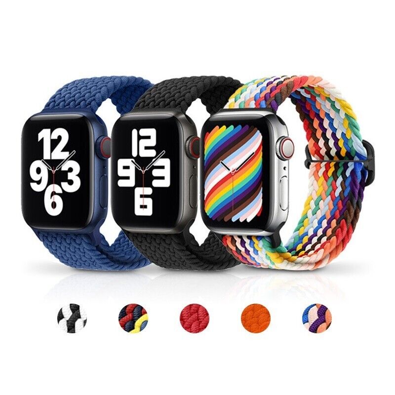 For Apple Watch Nylon iWatch Ultra Strap Band 38 40 42 44mm Series SE 7 6 5 4 3