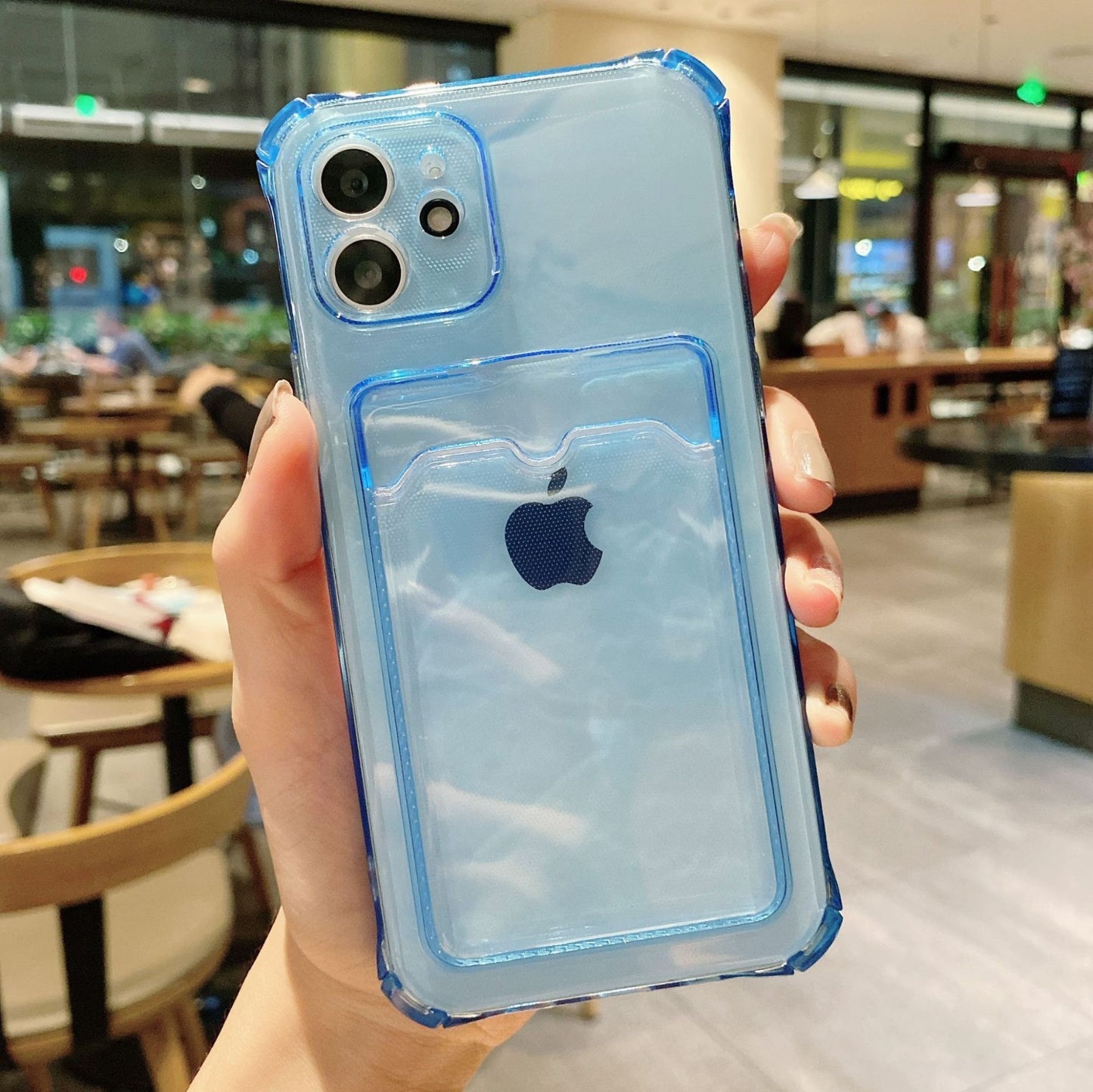 Card Holder Slot Phone Case Cover For Apple iPhone 17 16 15 14 13 Pro Max Plus