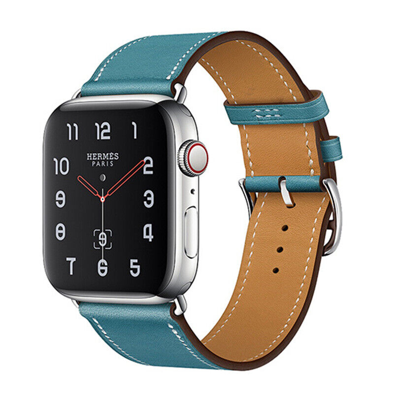 Real Leather Smart Casual iWatch Band Strap Apple Watch Ultra 42mm 8 7 6 5 SE