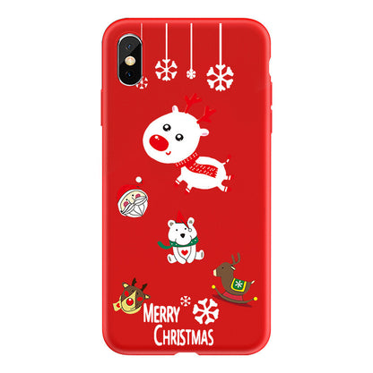 Soft Silicone Christmas Phone Case Cover Apple iPhone 13 12 11 Pro Max XR X XS 7