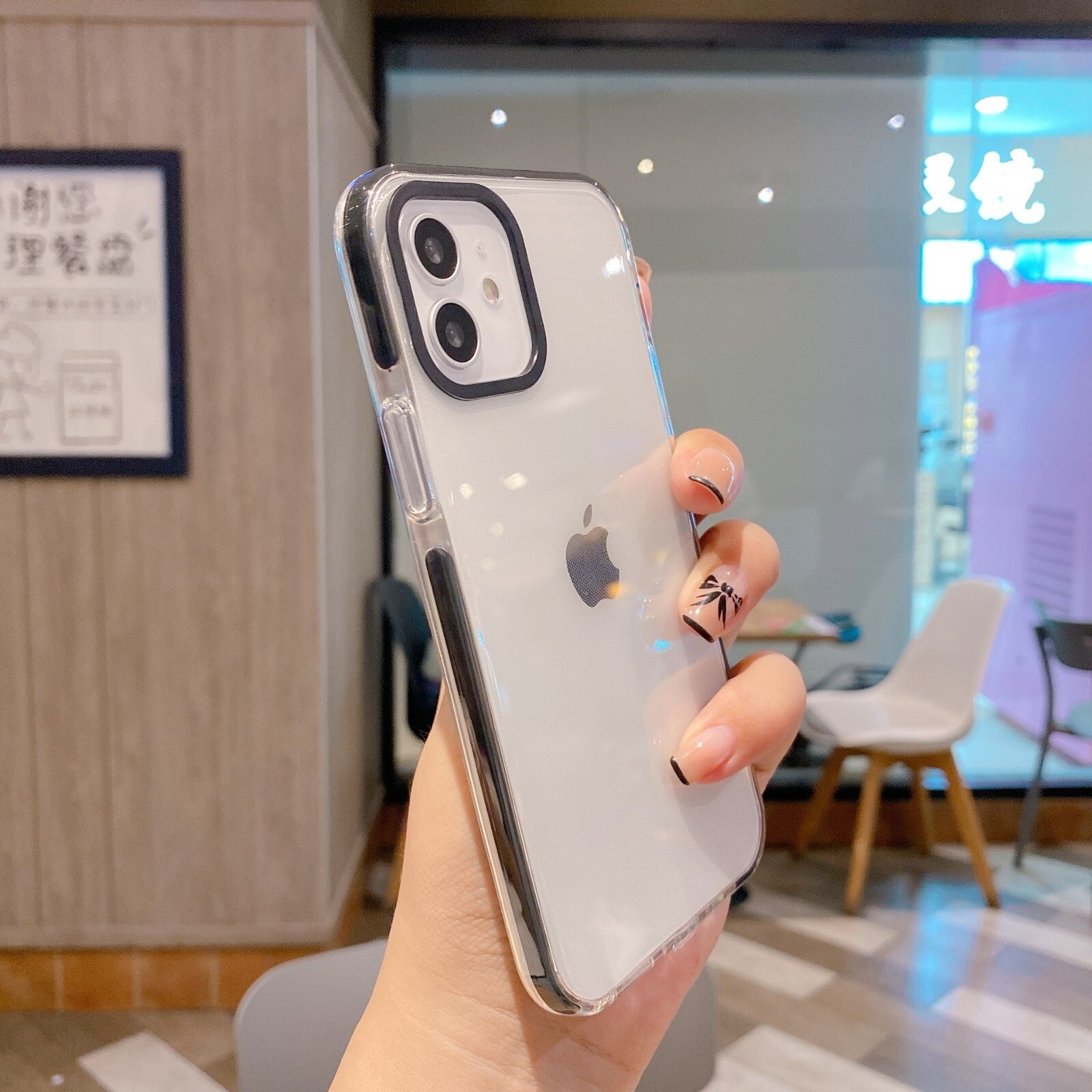 Clear Silicone Shockproof Phone Case Cover iPhone 17 16 15 14 Pro Max Plus 13 12