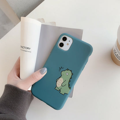 Dinosaur Couple Matching Soft TPU Phone Case Cover For Huawei Honor 10/20 Lite