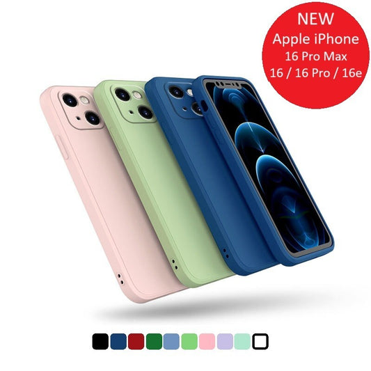 Case For iPhone 16 15 14 Pro Max Plus 13 11 12 7 Shockproof Silicone Phone Cover