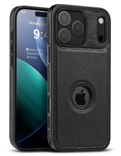 Luxury Leather Case For iPhone 17 Pro Max Air 17e PU Shockproof Slim Logo Cover