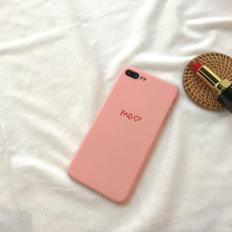 'Me You' Thin Couple Hard Matte Phone Case Cover For X XR XS Max Plus 8 7 6S 6