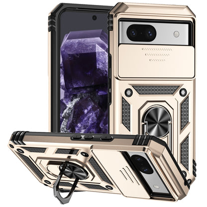 For Google Pixel 8a / 8 / 8 Pro Case Shockproof Rugged Cover Ring Holder Camera