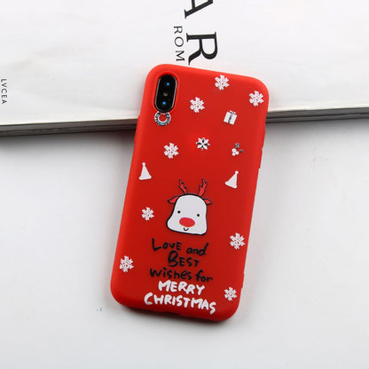 Soft Silicone Christmas Phone Case Cover Apple iPhone 12 11 Pro Max XR X XS 8 7