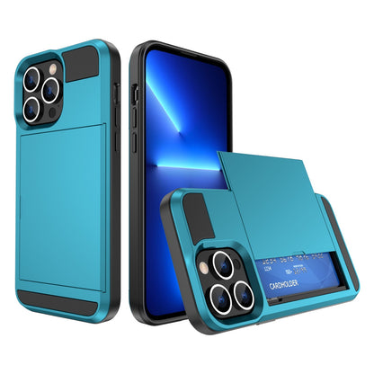 Card Holder Wallet Case Shockproof Hybrid Protective For iPhone 14 Pro Max Plus