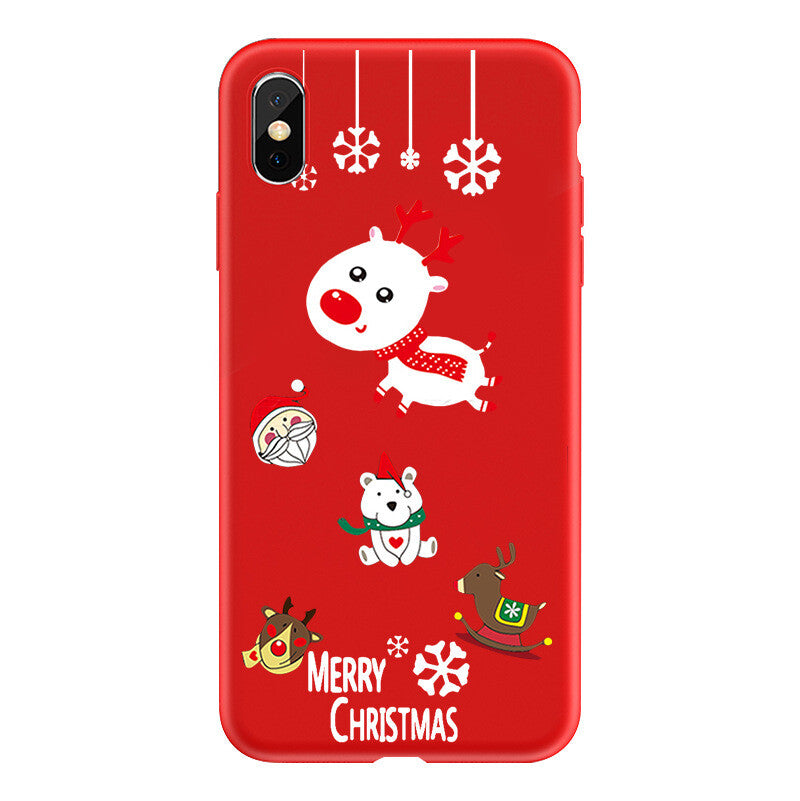 Soft Silicone Christmas Phone Case Cover Apple iPhone 13 12 11 Pro Max XR X XS 7