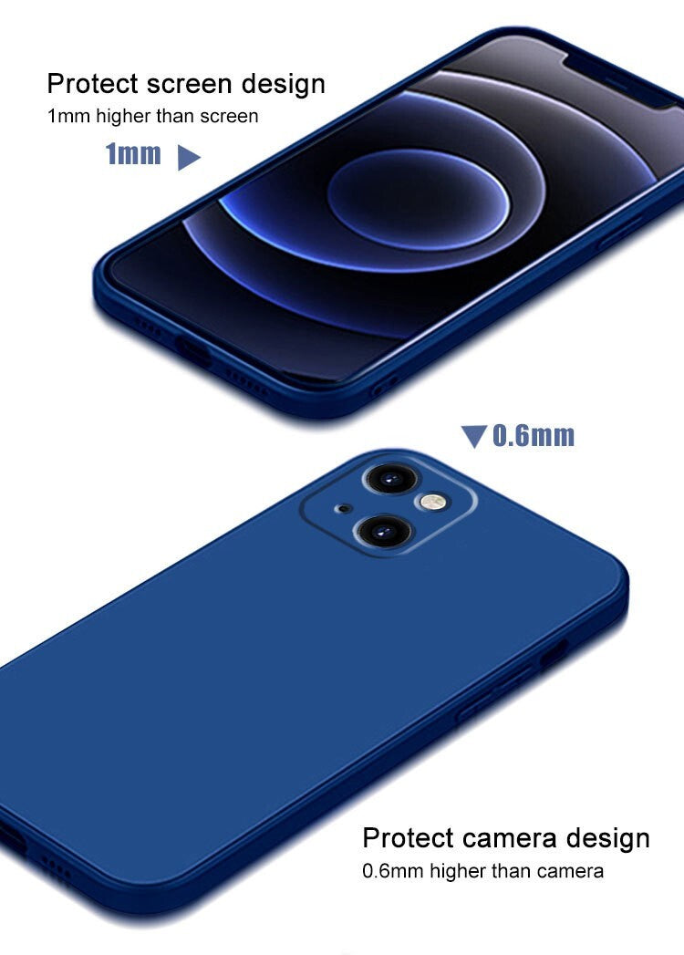 Case For iPhone 16 15 14 Pro Max Plus 13 11 12 7 Shockproof Silicone Phone Cover
