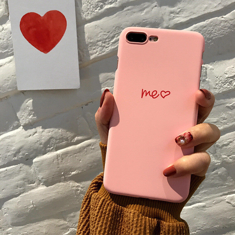 'Me You' Thin Couple Hard Matte Phone Case Cover For X XR XS Max Plus 8 7 6S 6