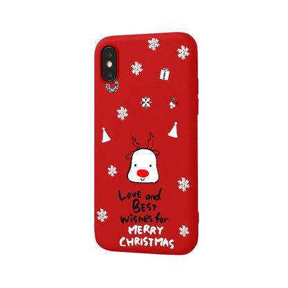 Soft Silicone Christmas Phone Case Cover Apple iPhone 12 11 Pro Max XR X XS 8 7