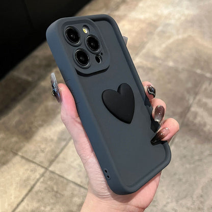Case For iPhone 17 16 15 14 Max Plus /Air Love Heart Shockproof Phone Cover