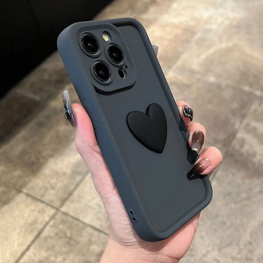 Case For iPhone 17 16 15 14 Max Plus /Air Love Heart Shockproof Phone Cover