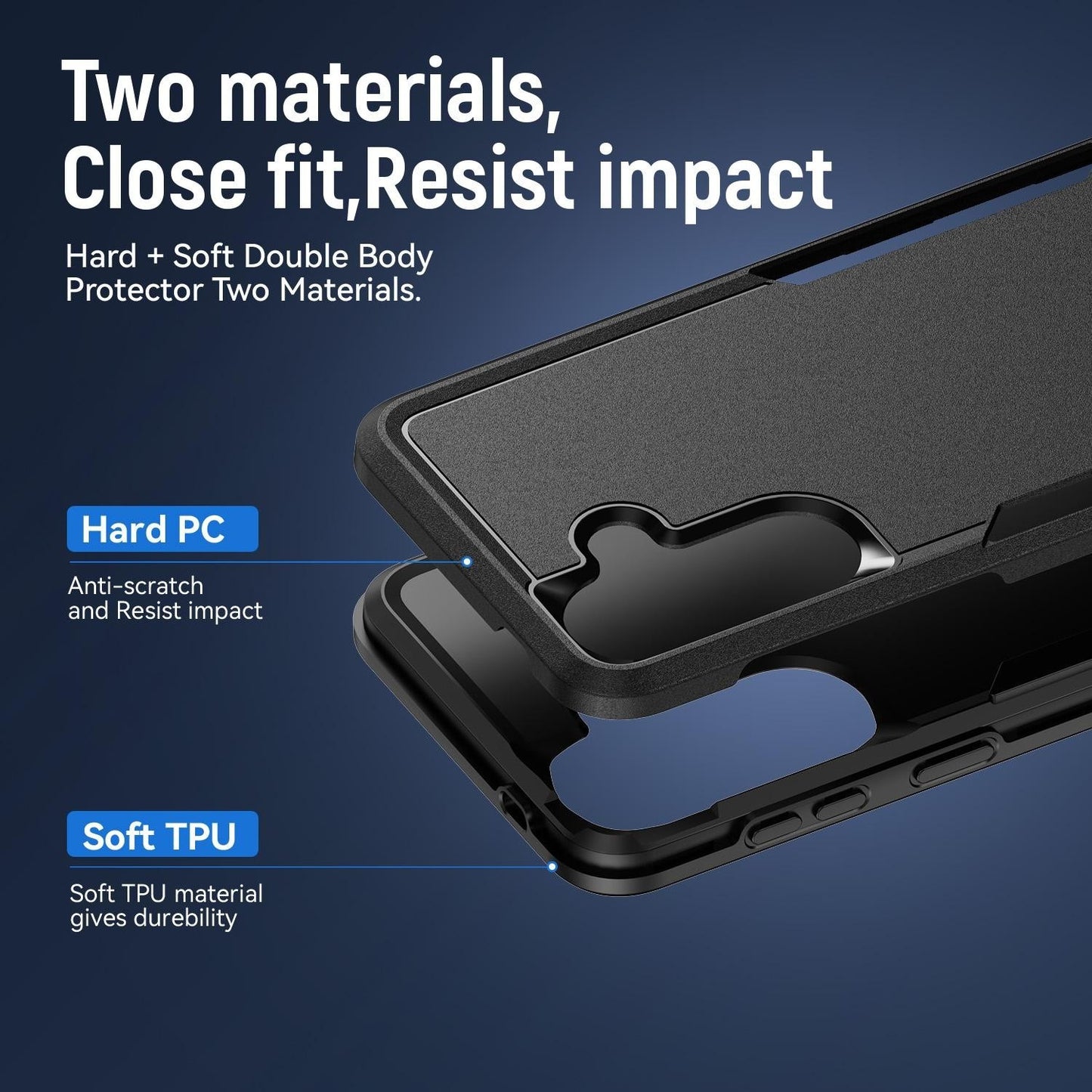 Case For Samsung Galaxy A17 A16 A37 A36 A57 A56 Shockproof Rugged Phone Cover