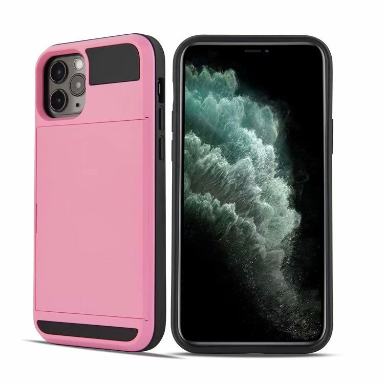 Card Holder Wallet Case Shockproof Hybrid Protective For iPhone 16 Pro Max Plus