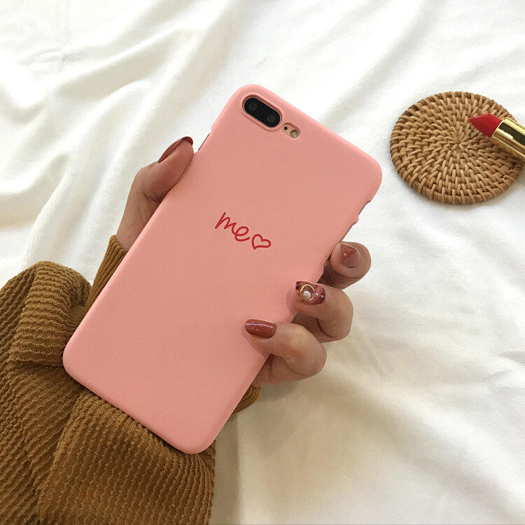 'Me You' Thin Couple Hard Matte Phone Case Cover For X XR XS Max Plus 8 7 6S 6