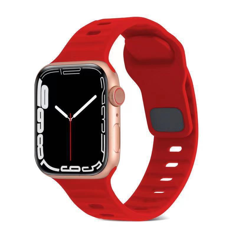 For Apple Watch SILICONE iWatch Strap Band 38 42 44 49 mm Series 10 9 8 Ultra SE