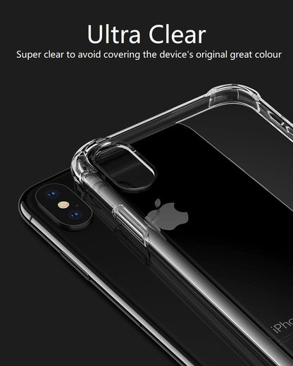 Basic Clear TPU Bumper Phone Case Cover iPhone 14 13 12 11 Pro Max Plus Mini XR