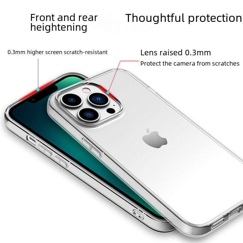 Case For iPhone 17 16 15 14 Pro Max Plus 13 12 Clear Shockproof Cover Silicone