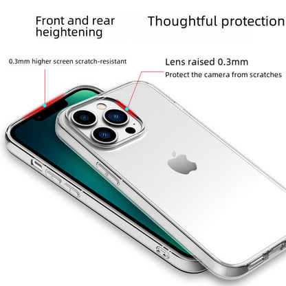 Case For iPhone 17 16 15 14 Pro Max Plus 13 12 Clear Shockproof Cover Silicone