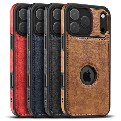 Luxury Leather Case For iPhone 17 Pro Max Air 17e PU Shockproof Slim Logo Cover