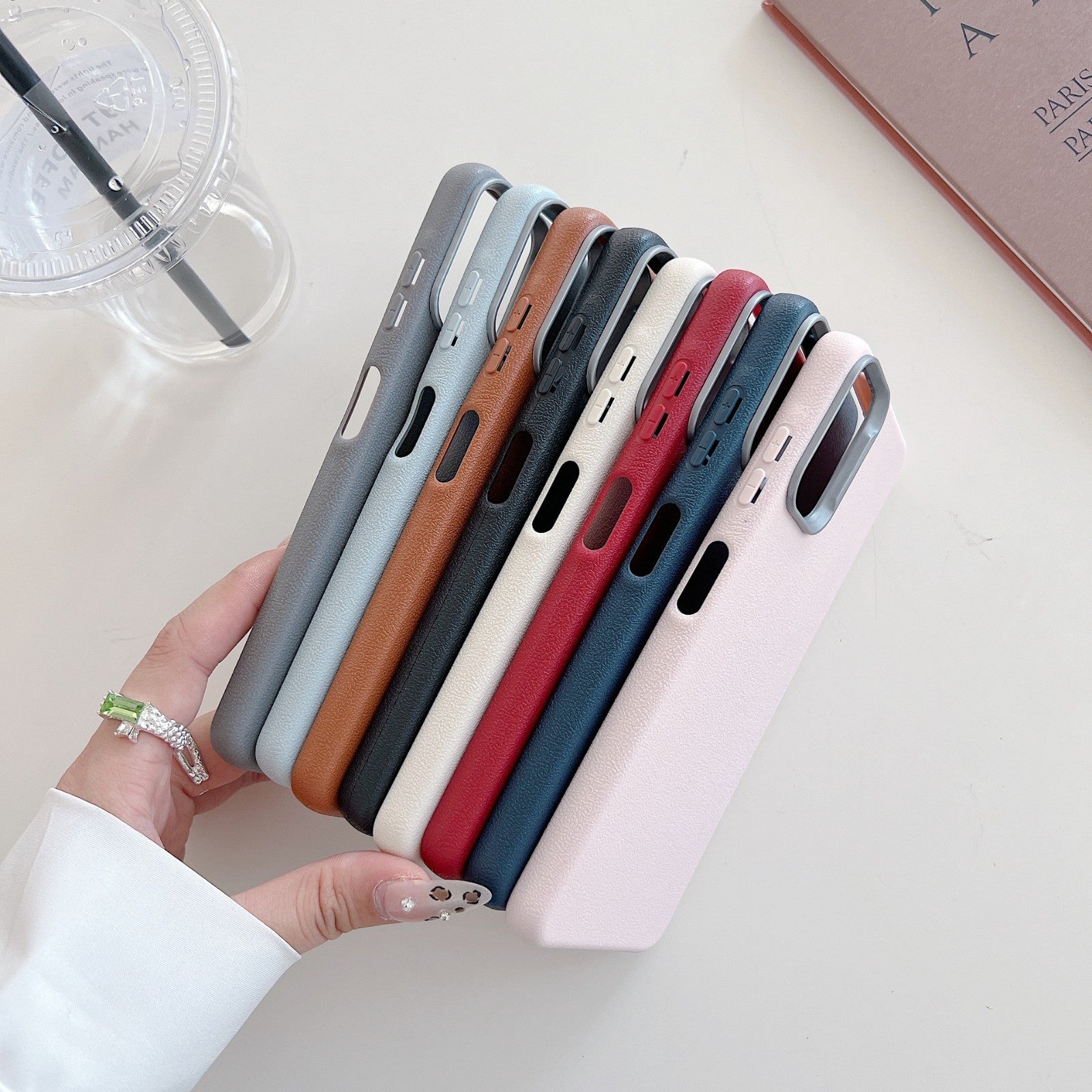 Leather Texture TPU Case For Samsung Galaxy S26 S25 S24 Shockproof Phone Cover