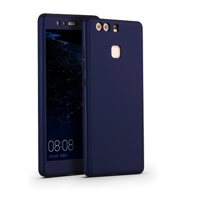 360° Full Body Hard Phone Case Cover Free Tempered Glass Huawei P30 P40 Lite Pro