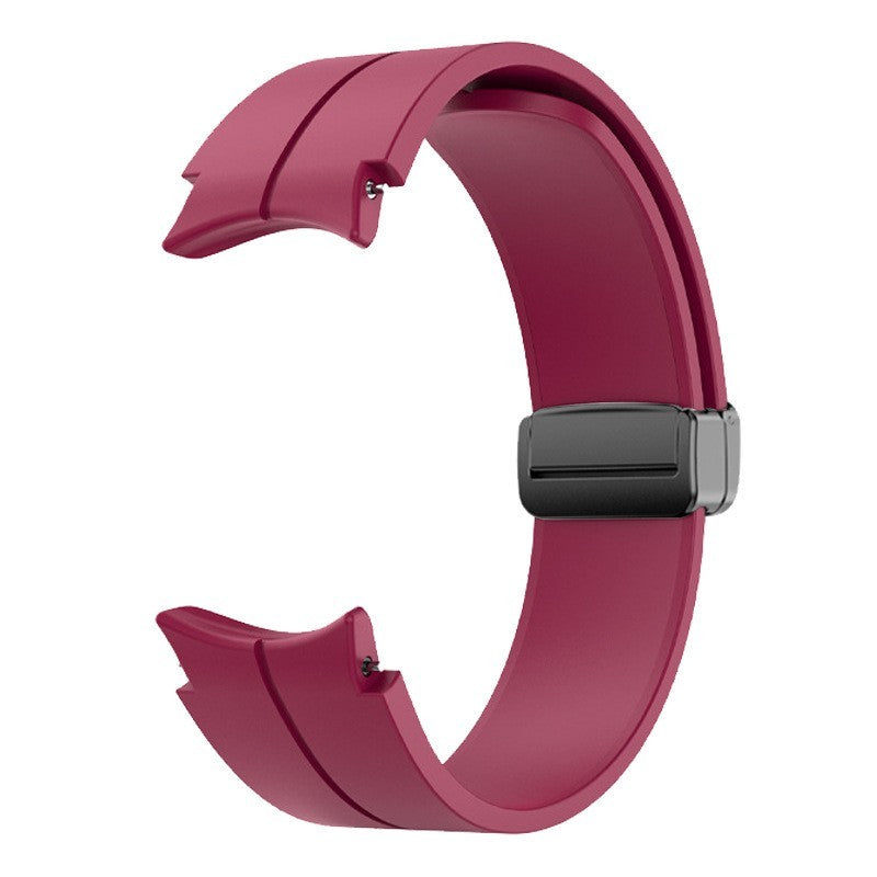 Magnetic Silicone Strap For Samsung Galaxy Watch 7 6 5 4 20mm Band 40/44mm Pro