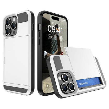 Card Holder Wallet Case Shockproof Hybrid Protective For iPhone 15 Pro Max Plus