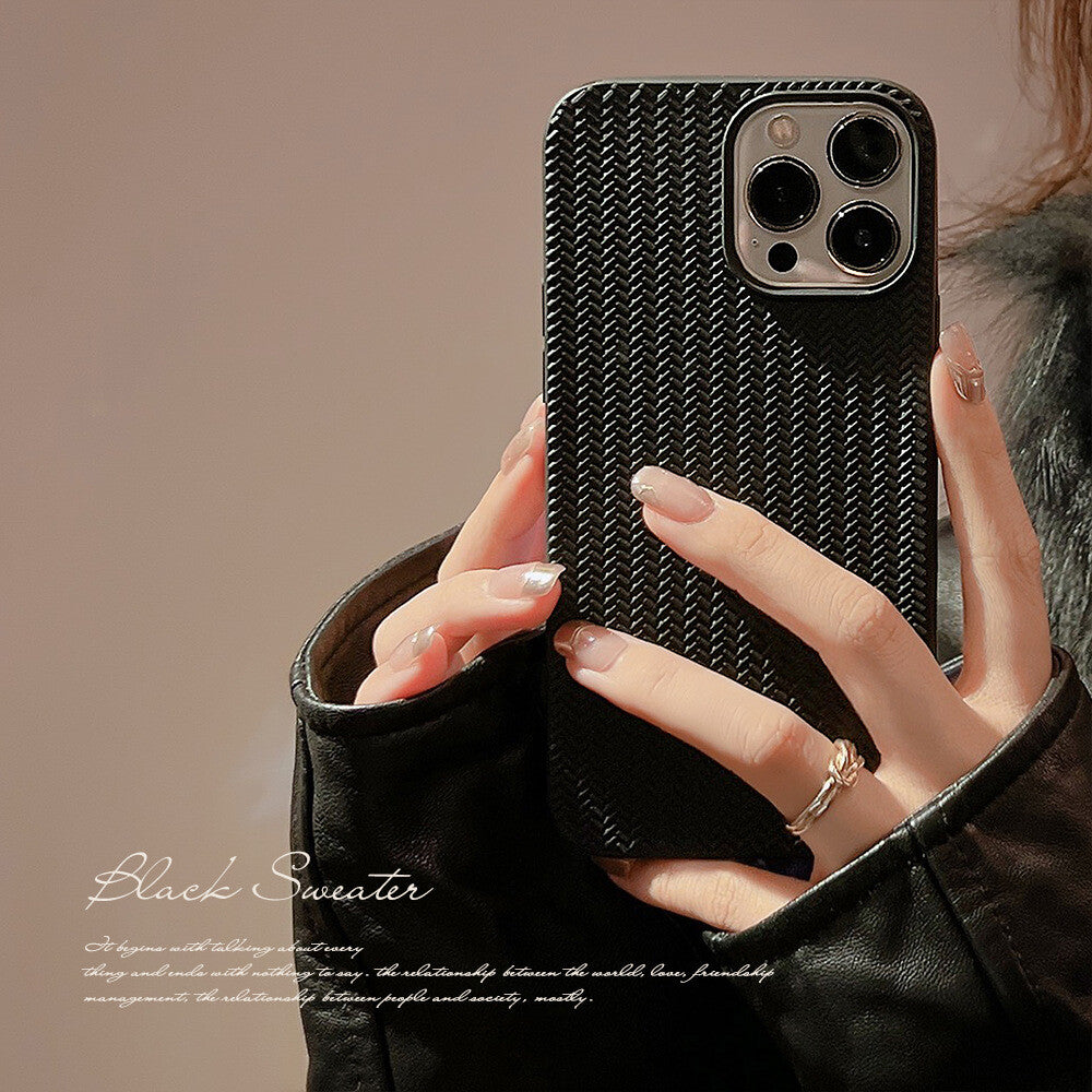 Case For Apple iPhone 17 16 15 14 13 Pro Max Plus Shockproof Silicone Knit Cover