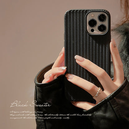 Case For Apple iPhone 17 16 15 14 13 Pro Max Plus Shockproof Silicone Knit Cover