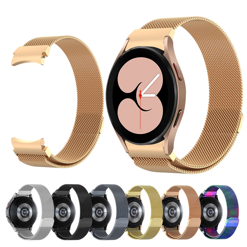For Samsung Galaxy Watch 7 6 5 4 Straps Milanese Magnetic 40/44mm Band FE Pro
