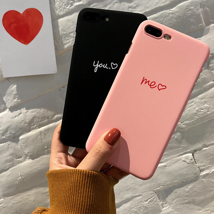 'Me You' Thin Couple Hard Matte Phone Case Cover For X XR XS Max Plus 8 7 6S 6