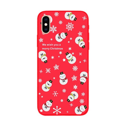 Soft Silicone Christmas Phone Case Cover Apple iPhone 12 11 Pro Max XR X XS 8 7