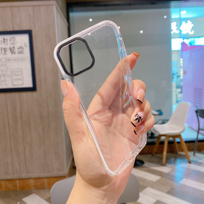 Clear Silicone Shockproof Phone Case Cover iPhone 17 16 15 14 Pro Max Plus 13 12