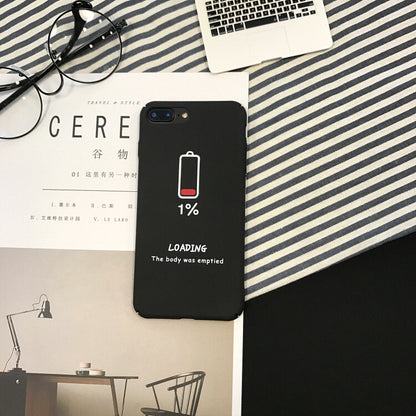  Hard Matte Couple Battery Phone Case Cover For iPhone XS Max XR X 11 8 7 6 Plus